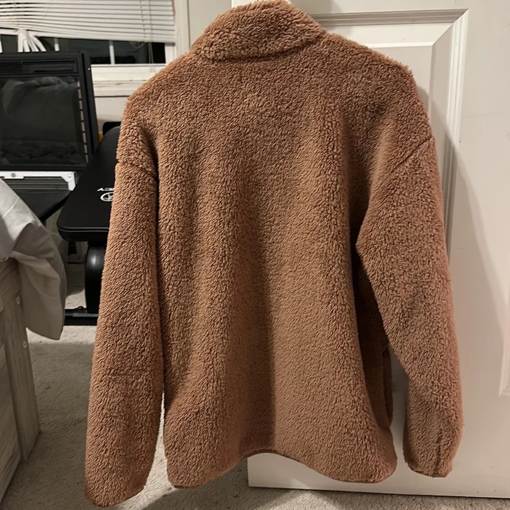 Pink soft zip up jacket - Picture 3 of 3